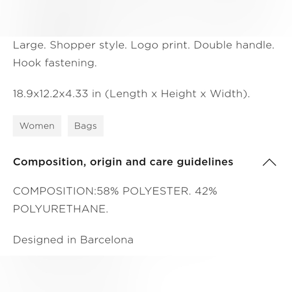 Mango Printed Logo Tote/Shopper Bag - Picture 10 of 10